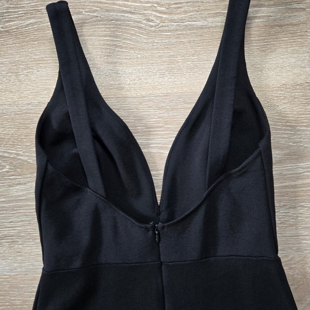 Lulus Perfect Little Black Bodycon Dress Size Small, V-Neck, Fitted Mini - Picture 8 of 17